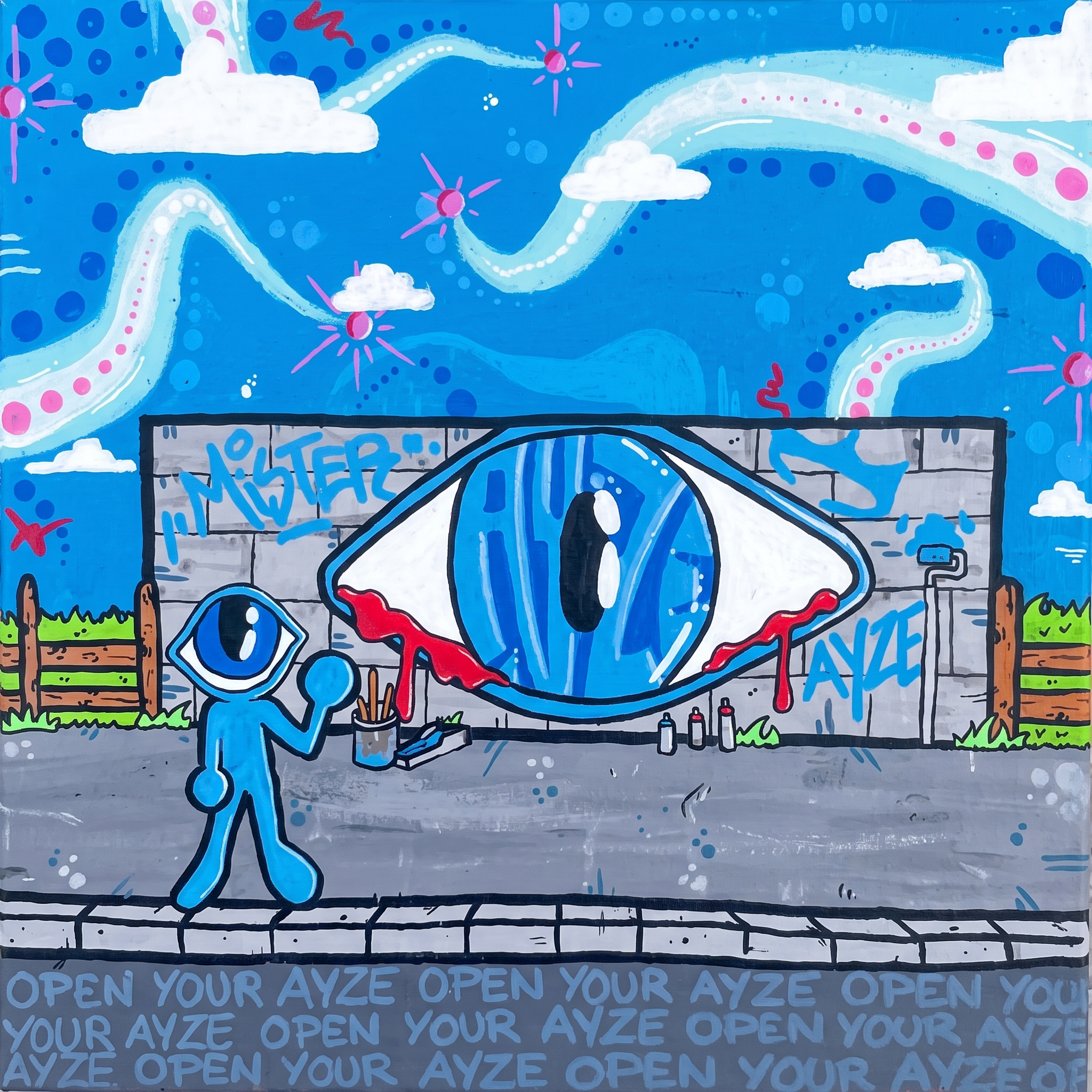 Œuvre MisterAyze : Open your Ayze